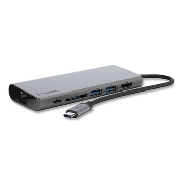 Belkin® Usb-c Multimedia Hub, 6 Ports, Space Gray freeshipping - TVN Wholesale